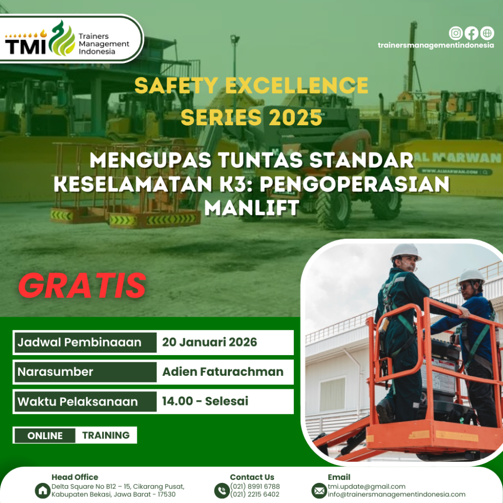 Mengupas Tuntas Standar Keselamatan K3: Pengoperasian Manlift