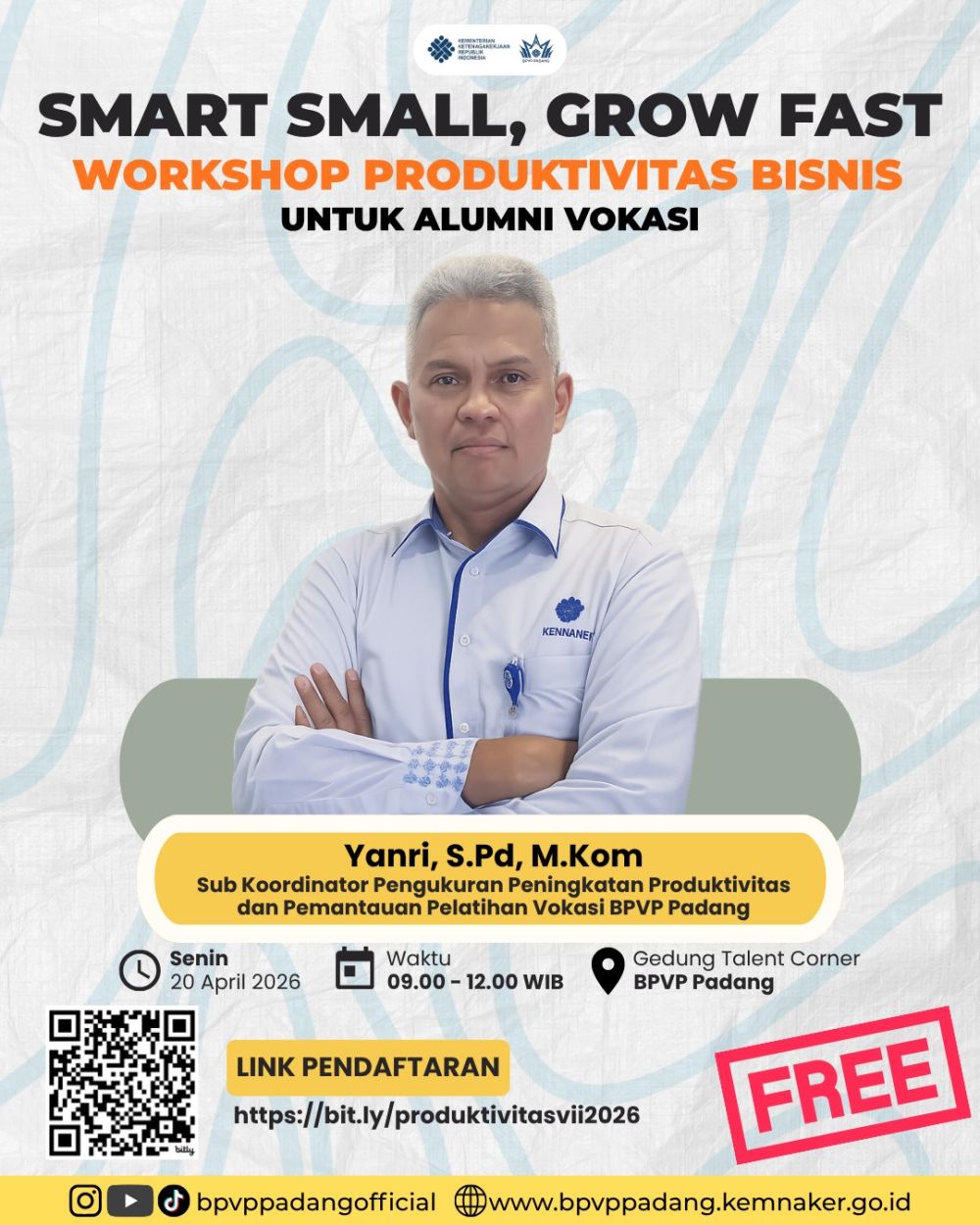 Smart Small, Grow Fast : Workshop Produktivitas Bisnis Untuk Alumni Vokasi