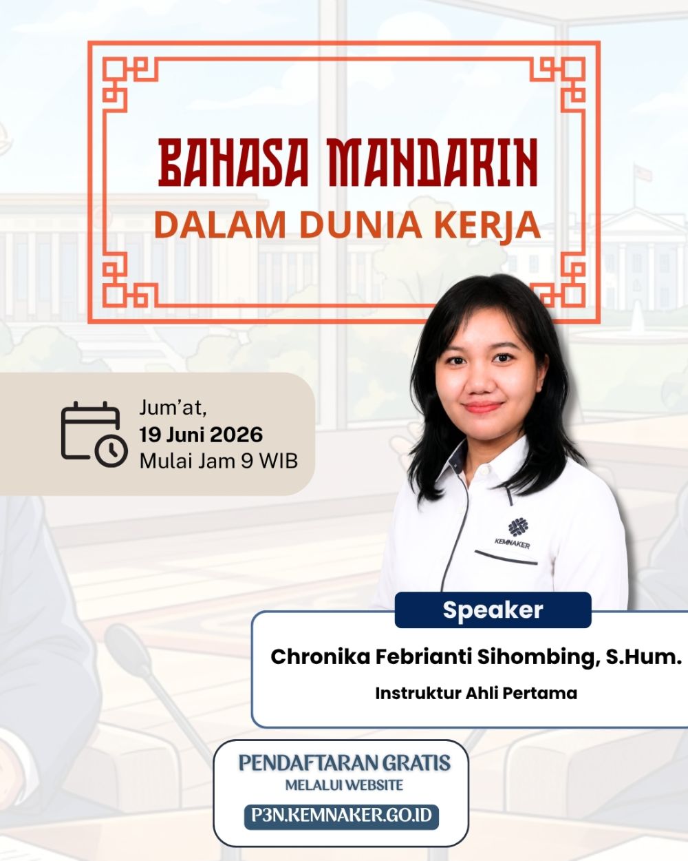 Bahasa Mandarin dalam Dunia Kerja (2JP)