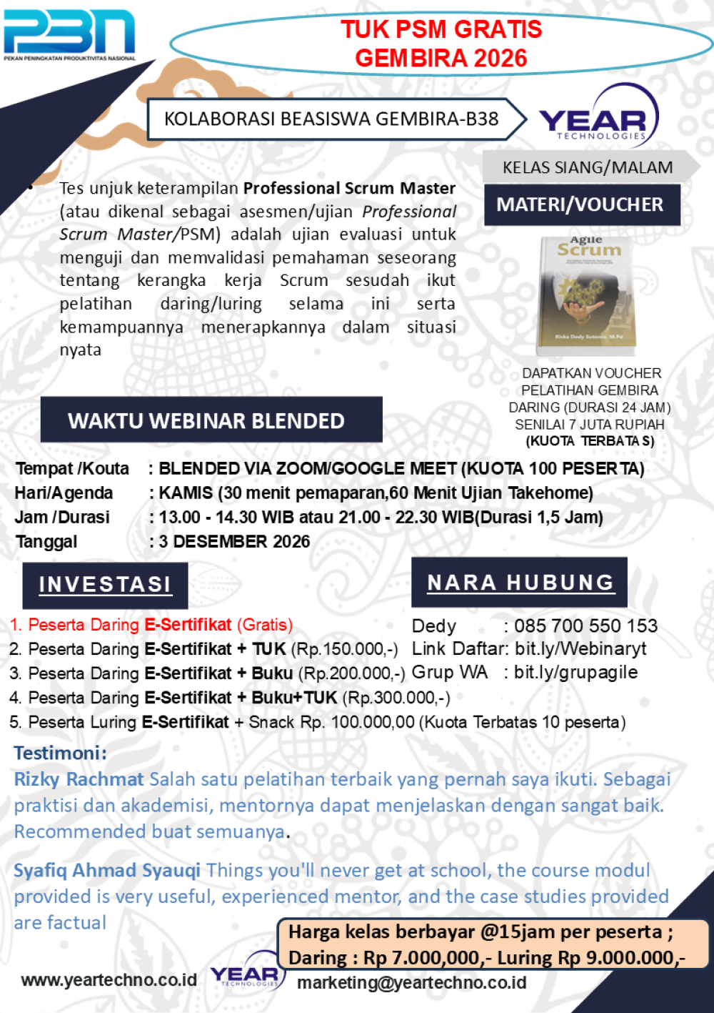 TUK-Profesional Scrum Master (PSM) B38