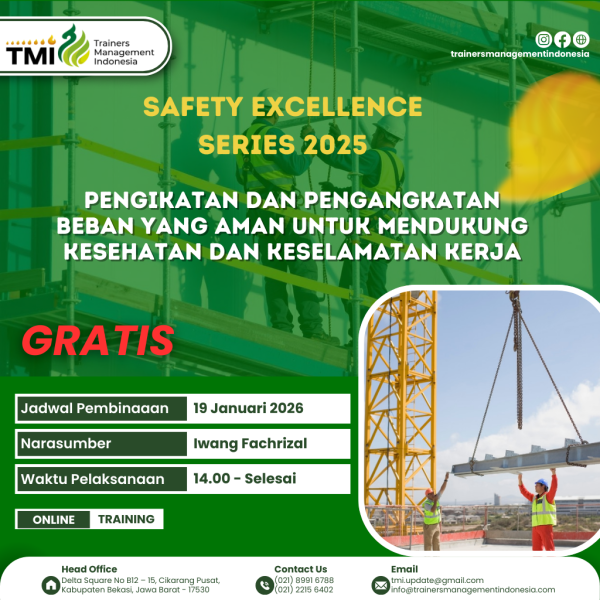 Pengikatan dan Pengangkatan Beban yang Aman untuk Mendukung Kesehatan dan Keselamatan Kerja