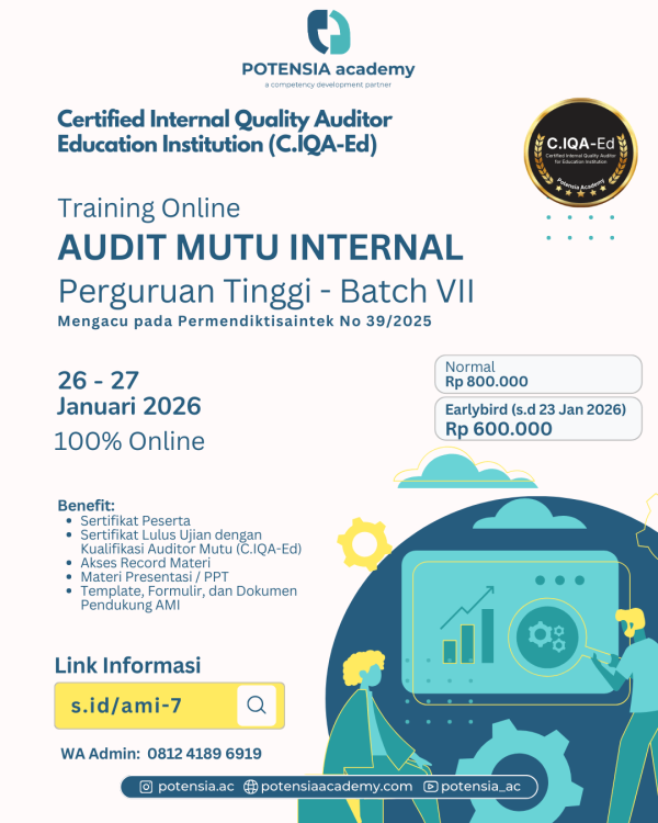 Audit Mutu Internal Perguruan Tinggi 