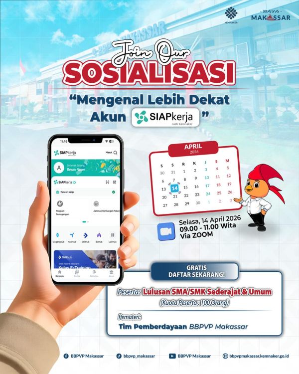 Sosialisasi Mengenal Lebih Dekat AKUN SIAP KERJA Kementerian Ketenagakerjaan RI