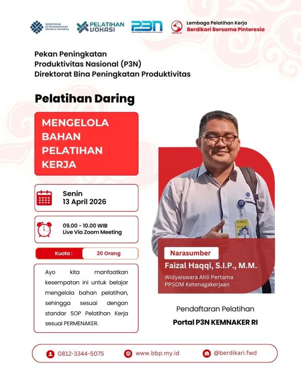 Mengelola Bahan Pelatihan Kerja