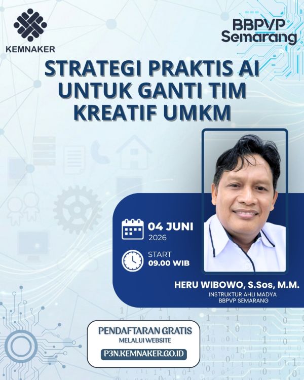 Strategi Praktis AI untuk Ganti Tim Kreatif UMKM (2JP)