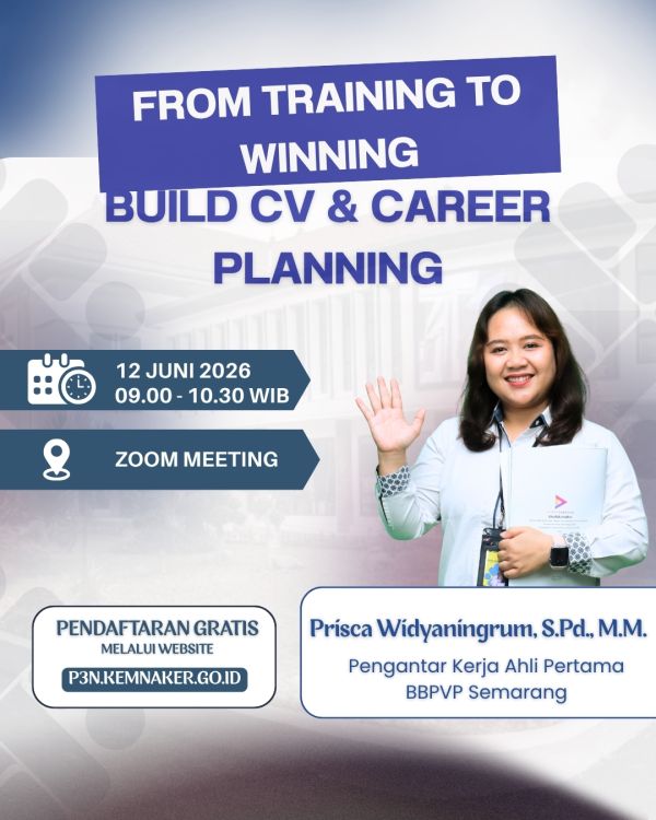 From Training to Winning : Build CV & Career Planning (2JP)